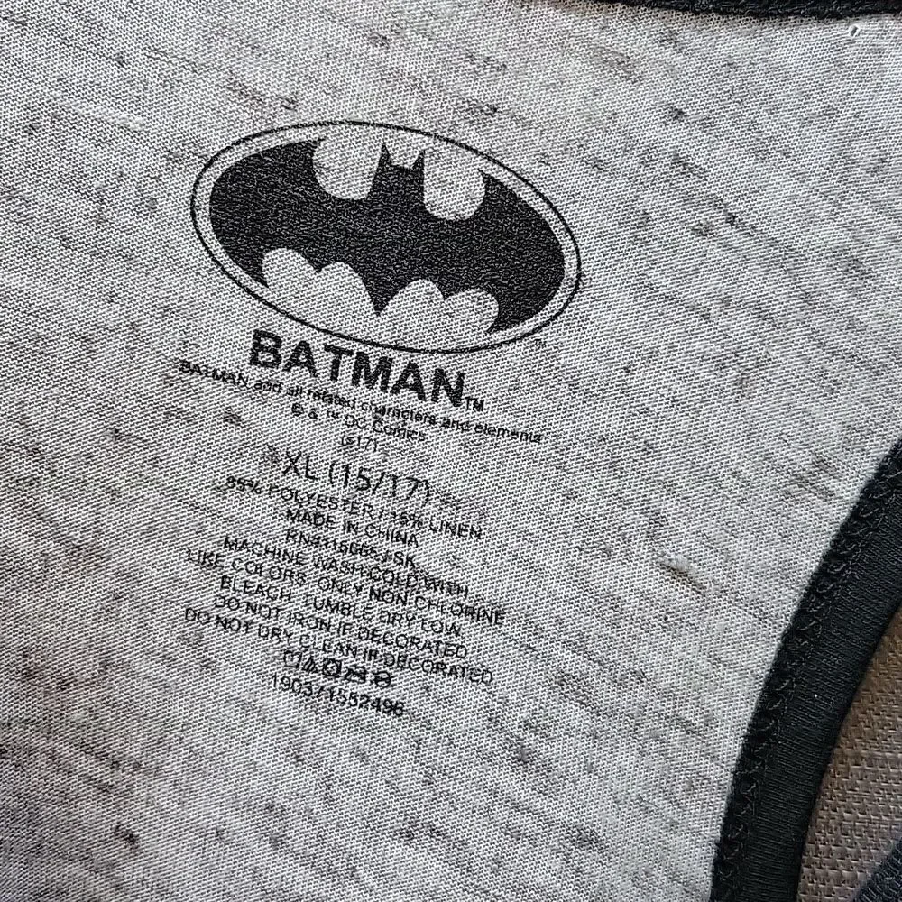 DC Comics Bat Girl Out All Night graphic racerback tank top Junior size XL 15-17